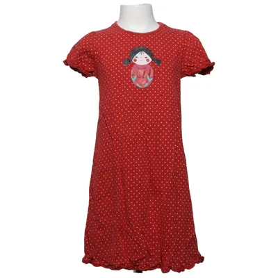Dress (Red, White) from Soft Wear Cotton