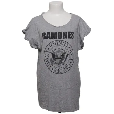 T-shirt (Grå) från Ramones Bomull, Viskos