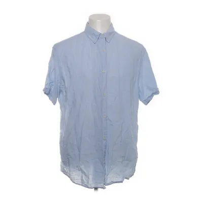 Korte mouwen shirt (Blauw) van Watsons Katoen, Linnen