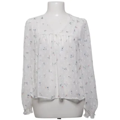 Blouse (Wit, Meerkleurig) van Clockhouse Katoen, Polyester