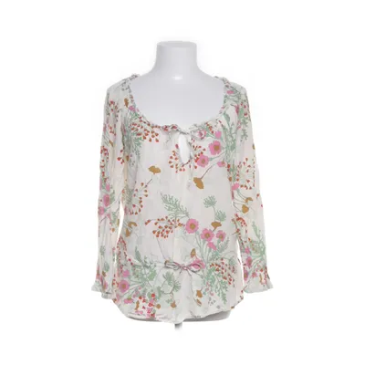Blouse (Multicolored, White) from Jackpot Silk, Cotton
