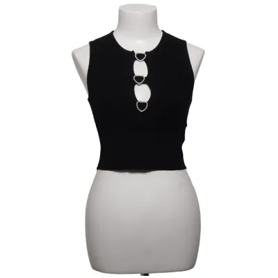 Top (Sort) fra FB Sister Knitwear Elastan, Polyamid, Viscose
