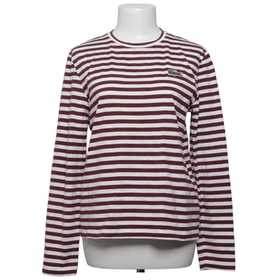 Lange mouwen shirt (Rood, Wit) van Lacoste Katoen
