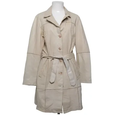 Leather coat (Beige) from Gossip Leather, Polyester