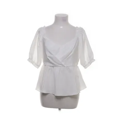 Peplumbluse (Hvid) fra River Island Polyester