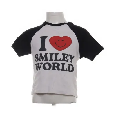 T-shirt (Wit, Zwart, Rood) van Smiley World