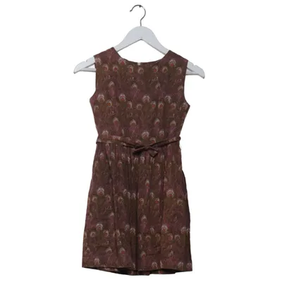 Dress (Brown, Pink, Multicolored) from Poppy Rose Cotton, Wool