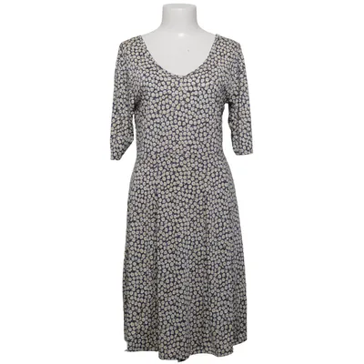 Jurk (Blauw, Geel, Wit) van Joy s Elastaan, Polyester