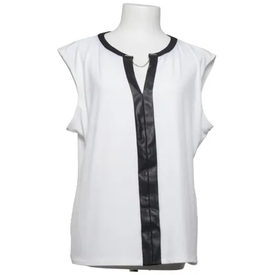 Haut (Blanc, Noir) de Calvin Klein Élasthane, Polyester, Polyuréthane
