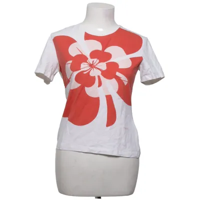 T-shirt (White, Red) from Malo Cotton