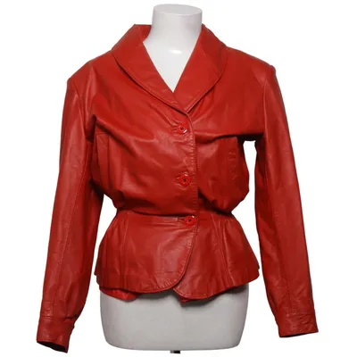 Leather blazer (Red) from Masens Skinnindustri