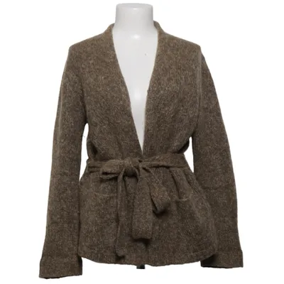 Wrap cardigan (Brown) from Turnover Acrylic, Mohair, Polyamide, Polyester, Wool