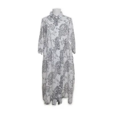 Robe chemise (Blanc, Gris) de Bagatelle France Coton