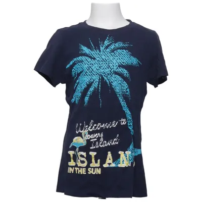 T-shirt (Blue, Multicolored) from Kids and Friends Cotton