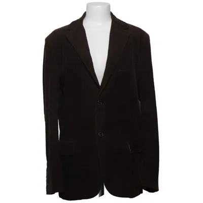 Blazer (Brown) from Zara Man Basic Cotton, Polyester