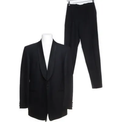 Smoking (Zwart) van Masterhand Wol, Elastaan, Viscose
