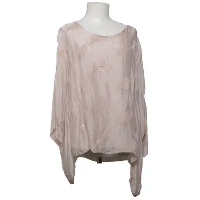 Blus (Beige) från Carina Ricci Silke, Viskos