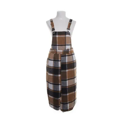 Dungaree dress (Brown, Black, White) from Emery Rose Cotton, Polyester