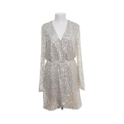 Cocktailjurk (Beige, Zilver) van Reserved Elastaan, Polyester