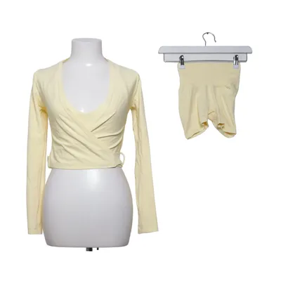 Trainingsset (Geel) van Aim'n Elastaan, Polyamide
