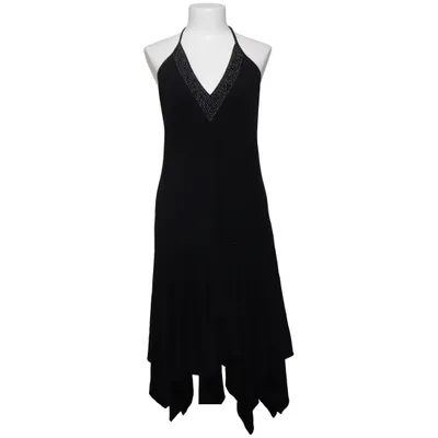 Halterneck dress (Black) from Imitz Cotton, Elastane