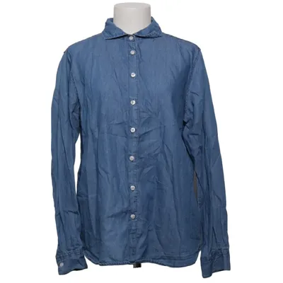 Denim blouse (Blauw) van DeVal Woman Katoen, Tencel