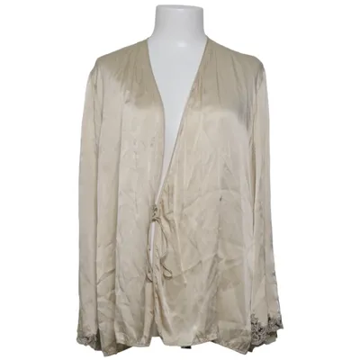 Wrap blouse (Beige) from Calida Bodywear Silk