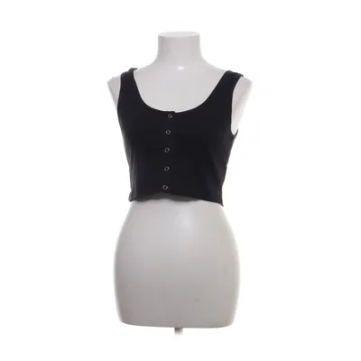 Crop top (Noir) de Bik Bok Élasthane, Coton biologique