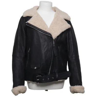 Shearlingjacka (Svart, Beige) från Jofama Skinn, Polyester