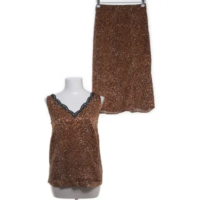 Set (Brown, White, Black, Gold) from Visual Clothing Project Polyester, Viscose