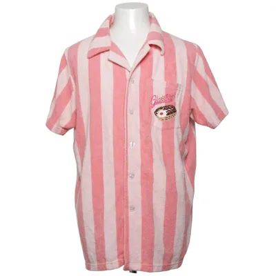 Kortärmad skjorta (Rosa, Vit) från Sia Glass Bomull, Polyester