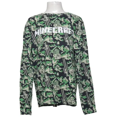Long sleeve T-shirt (Green, Black) from Minecraft Cotton