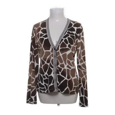 Cardigan (Brun, Hvid, Flerfarvet) fra Marc Cain Elastan, Viscose