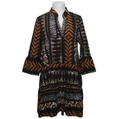 Jurk (Zwart, Bruin, Meerkleurig) Polyester
