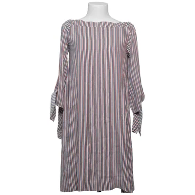 Dress (Blue, Red, White) from Lauren Vidal Acetate, Cotton, Linen, Viscose