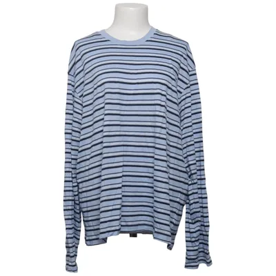 T-shirt à manches longues (Bleu, Noir, Blanc) de Weekday Coton