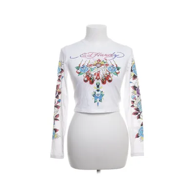 Lange mouwen shirt (Wit, Meerkleurig) van Ed Hardy
