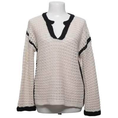 Sweater (Beige, Black) from Atelier Evène Polyester, Wool