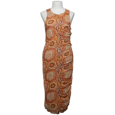 Robe longue (Orange, Marron, Multicolore) de Neon Rose Élasthane, Polyester
