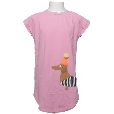 Kleid (Pink) von Wauw Capow Elasthan, Bio-Baumwolle, Polyester