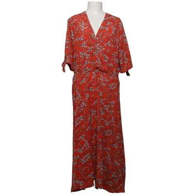 Slå-om-kjole (Rød, Hvid) fra Izabel London Polyester