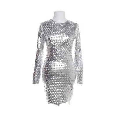 Klänning (Silverfärgad) från Mew Mews Polyester, Bomull