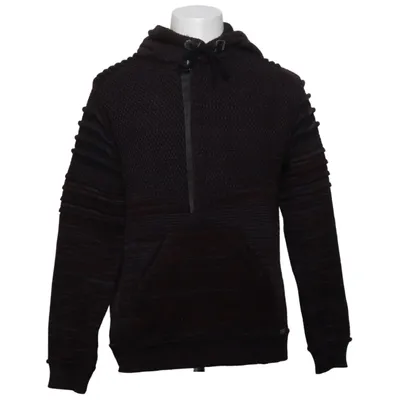 Hoodie (Gray, Red, Black) from Rusty Neal Acrylic, Cotton