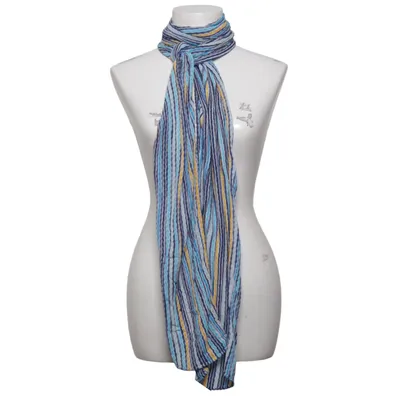 Scarf (Blue, Yellow, White) from Missoni Sport