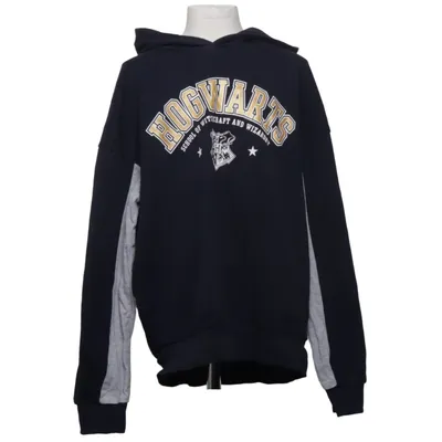 Huvtröja (Blå, Grå) från Harry Potter Bomull, Polyester, Viskos