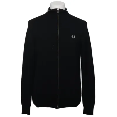 Cardigan (Zwart) van Fred Perry Merinowol