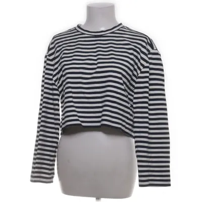 Långärmad t-shirt (Blå, Vit) från Maje Elastan, Polyamid, Viskos