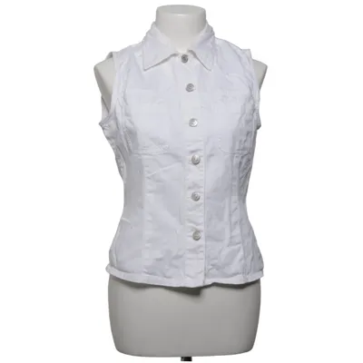 Jeansvest (Hvid) fra Casual by Lindex Bomuld