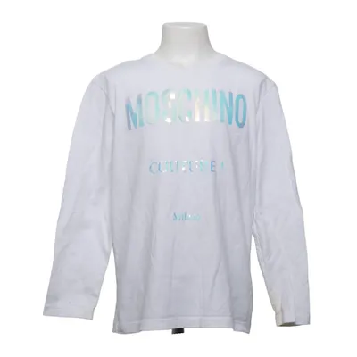 Long sleeve T-shirt (White) from Moschino Teen Cotton, Elastane