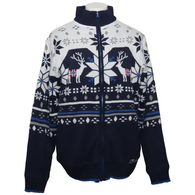 Cardigan (Bleu, Blanc, Multicolore) de Nebulus Acrylique, Polyester